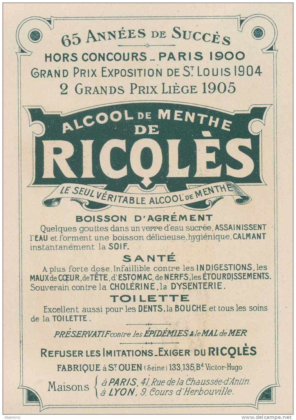 Pub RICQLES Uniformes Armée Française 1789 Illustrateur Boulineau - Alkohol