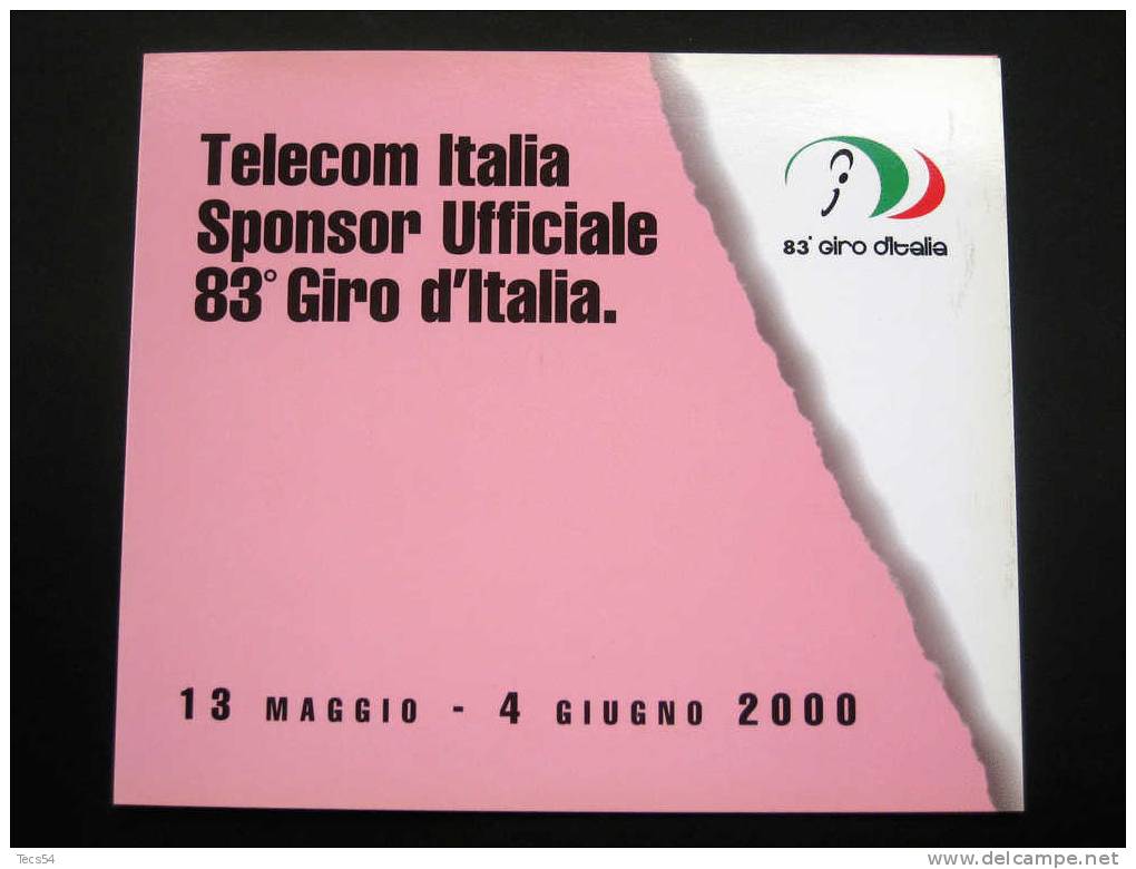 OCCASIONE FOLDER  C&C C F3256/59FU1 - 83° GIRO D'ITALIA - VUOTO SENZA SCHEDA/E PERFETTO - Pubbliche Pubblicitarie