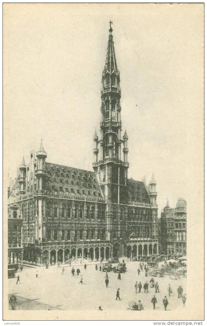 Belgium Belgique - Bruxelles - Hotel De Ville - Town Hall Old Postcard Carte Postale [P1979] - Institutions Internationales