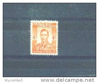 SOUTHERN RHODESIA - 1937 George VI 4d MM - Rhodésie Du Sud (...-1964)