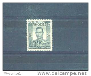 SOUTHERN RHODESIA - 1937 George VI 6d MM - Rhodésie Du Sud (...-1964)