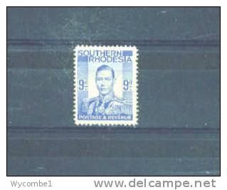 SOUTHERN RHODESIA - 1937 George VI 9d MM - Rhodesia Del Sud (...-1964)