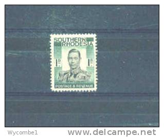 SOUTHERN RHODESIA - 1937 George VI 1s MM - Rodesia Del Sur (...-1964)