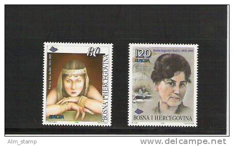 1996 Bosnien-Herzegowina  BOSNA I HERZEOVINA  Yv. 183-4 Mi. 45-6 **MNH - 1996