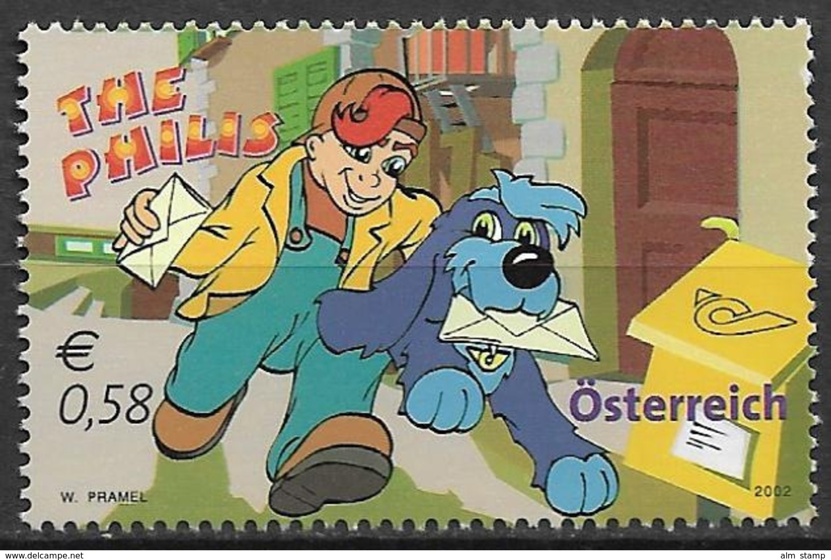 2002 Österreich Austria Mi. 2377  **MNH  Comicserie „The Philis“ - Unused Stamps