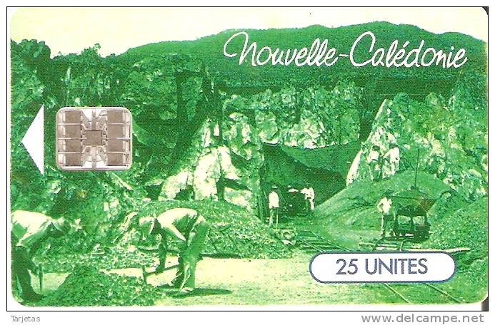 TARJETA DE NUEVA CALEDONIA DE 25 UNITES - Nueva Caledonia