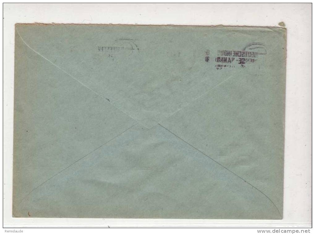 GUERRE 39/45 - CROIX ROUGE - PRISONNIERS De GUERRE ALLEMANDS - LETTRE Du SERVICE De RECHERCHE De HAMBURG De 1952 - Courriers De Prisonniers