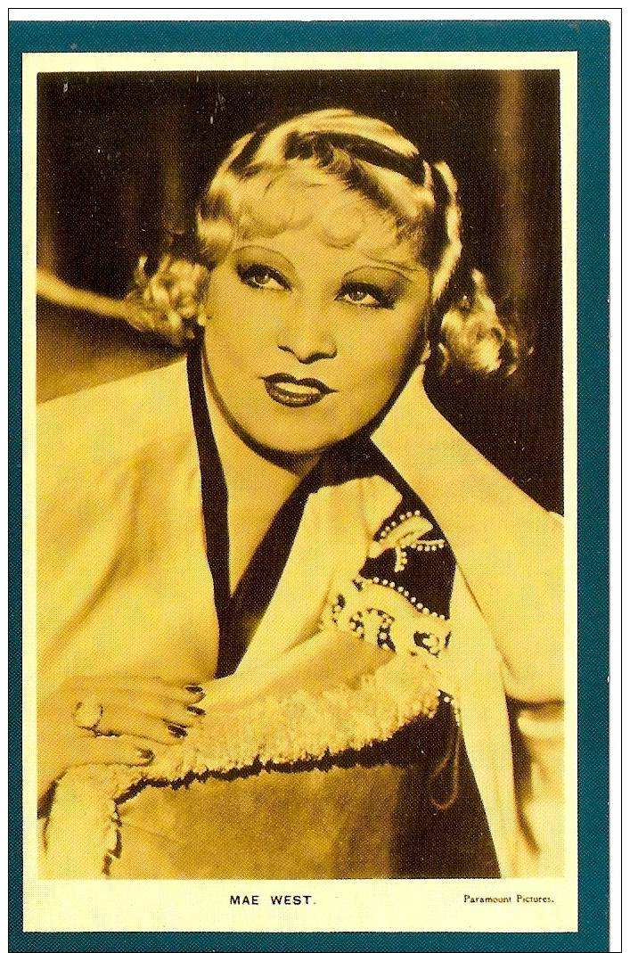 Nostalgia Series Postcard- Actress Mae West 1892-1980 - Acteurs