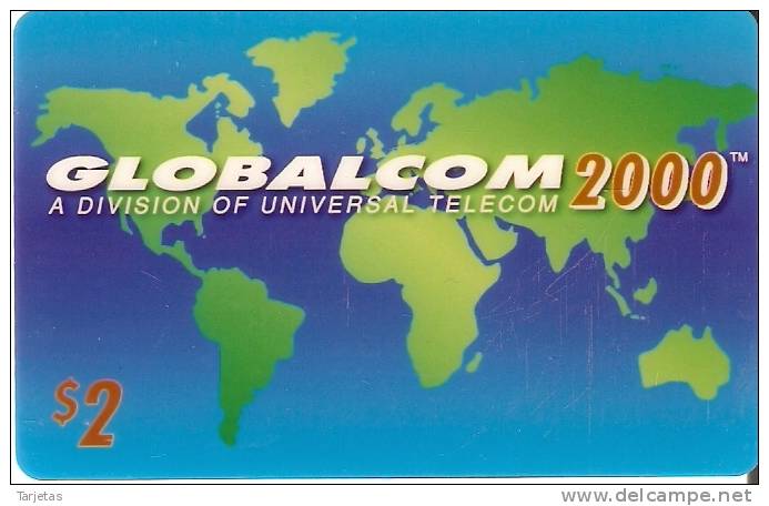 TARJETA DE ESTADOS UNIDOS DE GLOBALCOM 2000 (NUEVA-MINT) - Otros & Sin Clasificación