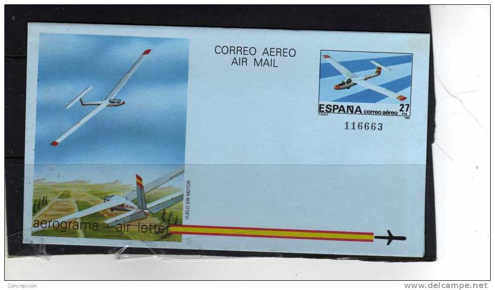 ESPAÑA  SOBRE  AEREO Nº 209 - Altri & Non Classificati