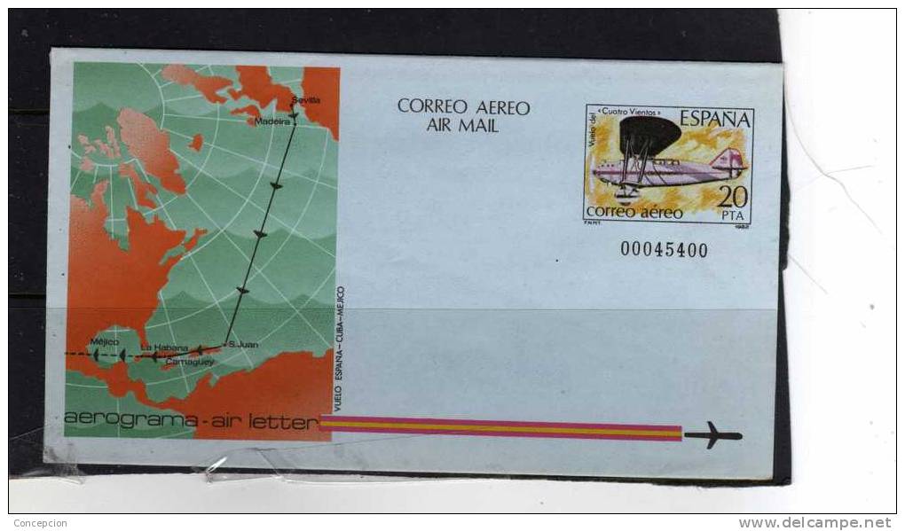 ESPAÑA  SOBRE  AEREO Nº 203 - Other & Unclassified