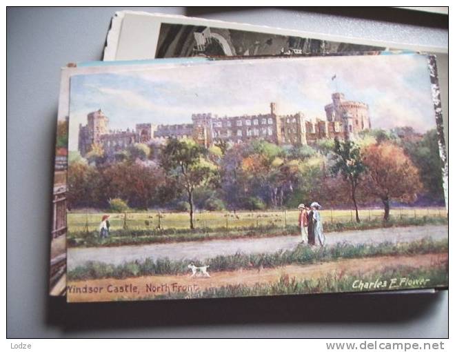 Engeland England Angleterre London Windsor Castle  North Front Drawned Nice - Windsor Castle