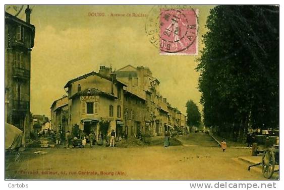 01 BOURG Avenue De Rosière (carte Colorisée) - Autres & Non Classés