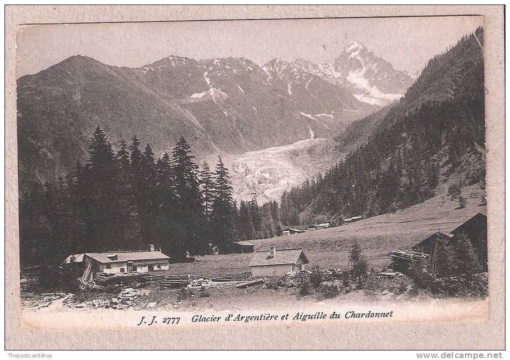 CPA 74 Haute-Savoie, JJ 2777 ARGENTIERES GLACIER .. MORE CHEAP FRANCE LISTED FOR SALE - Autres & Non Classés