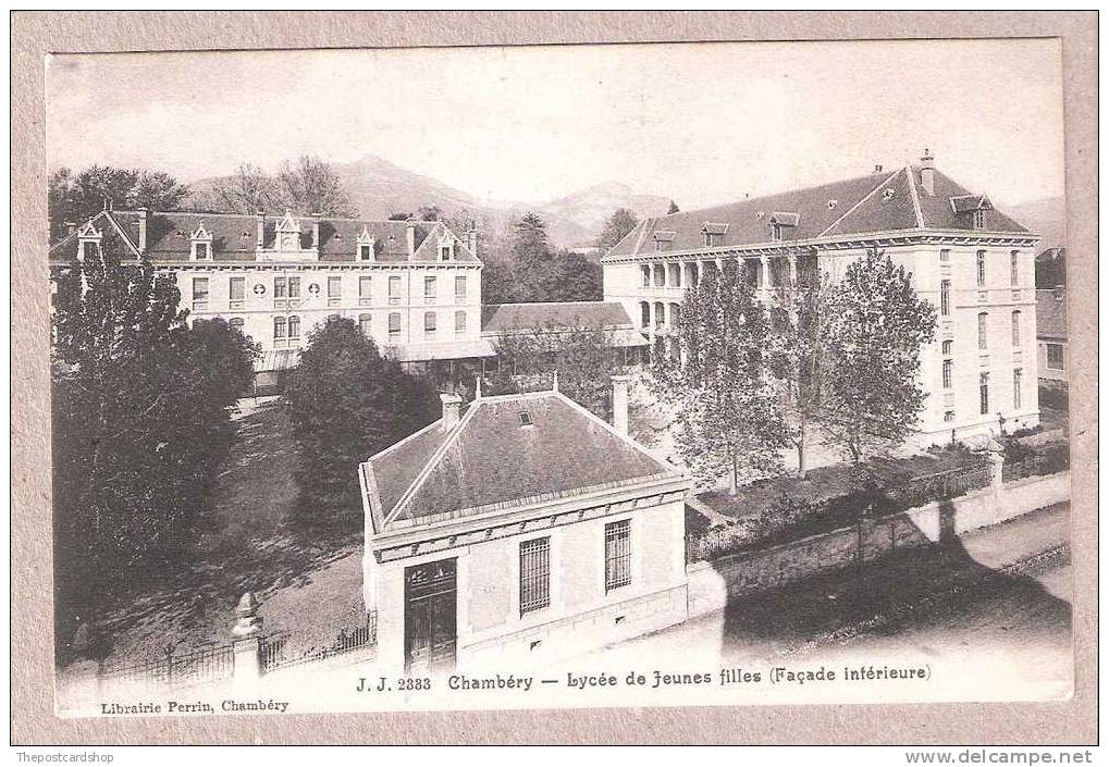 CPA 73 JJ 2333 CHAMBERY-Une Vue Du Lyçée De Jeunes Filles( Façade Interieure) MORE CHEAP FRANCE LISTED FOR SALE - Chambery