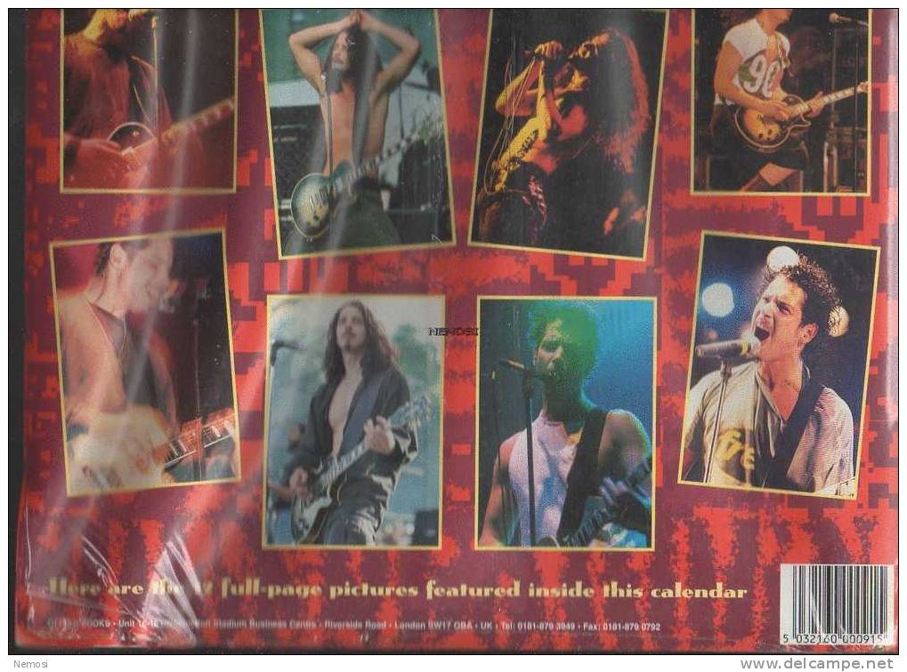 CALENDRIER - 1997 - SOUNDGARDEN - 12 Posters - Andere Producten