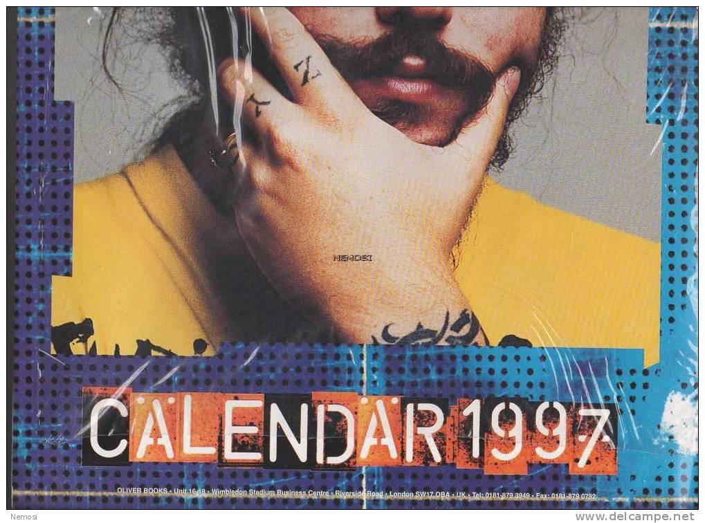 CALENDRIER - 1997 - SEPULTURA - 12 Posters - Objets Dérivés
