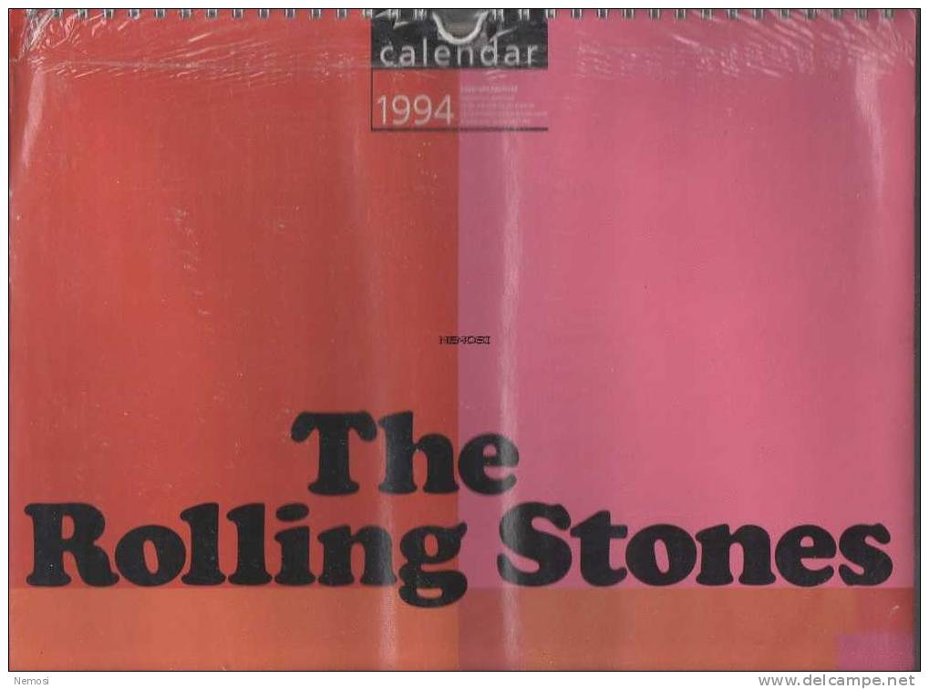 CALENDRIER - 1994 - ROLLING STONES - 12 Posters - Objets Dérivés