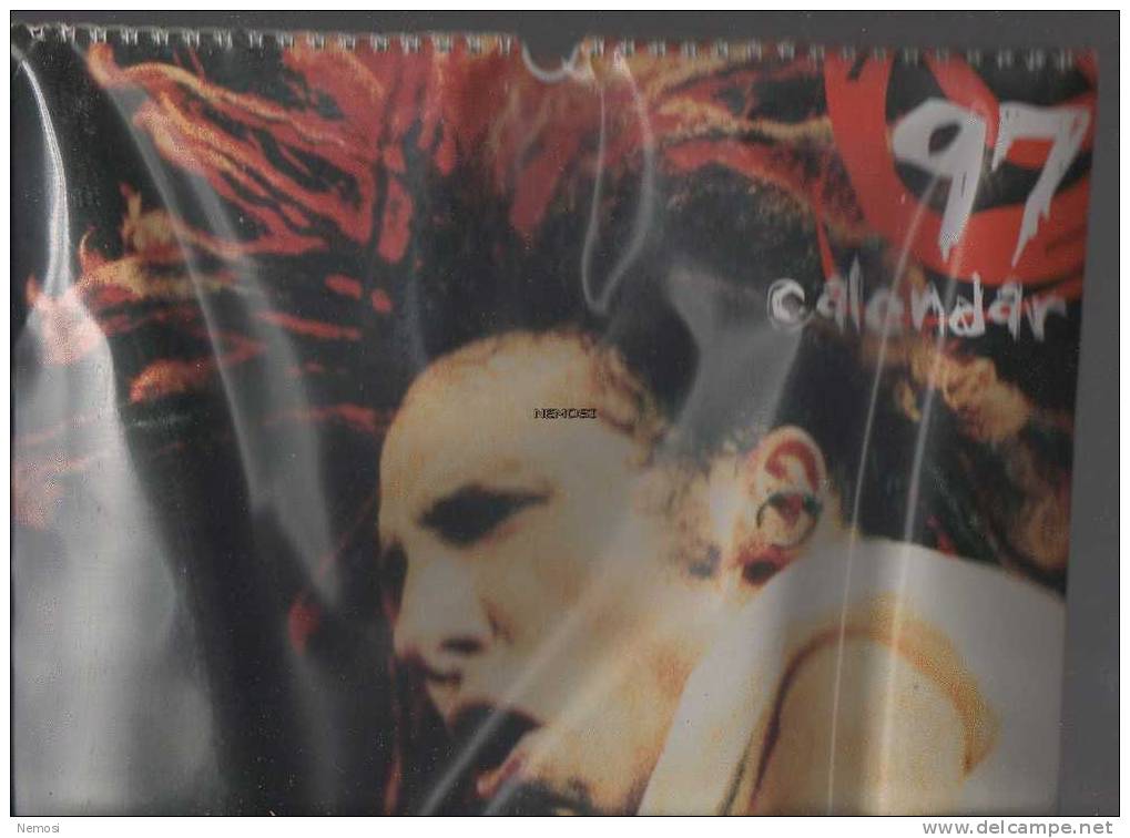 CALENDRIER - 1997 - RAGE AGAINST THE MACHINE - 12 Posters - Objets Dérivés