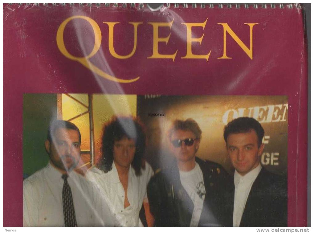 CALENDRIER - 1994 - QUEEN - 12 Posters - Objets Dérivés