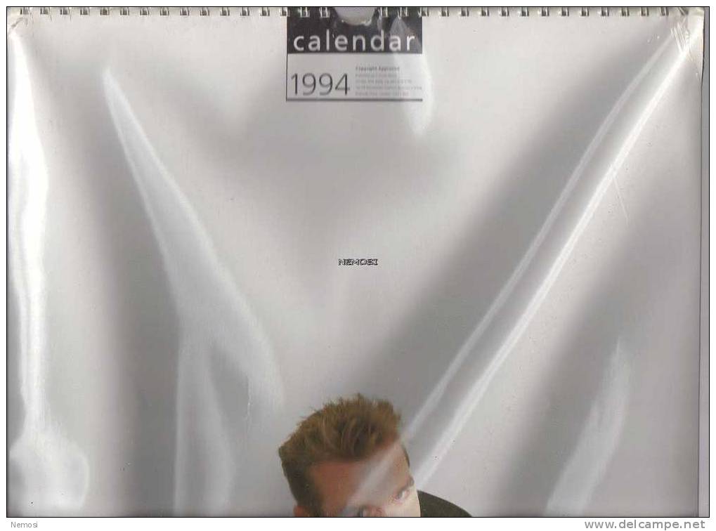 CALENDRIER - 1994 - MORRISSEY - 12 Posters - Objets Dérivés