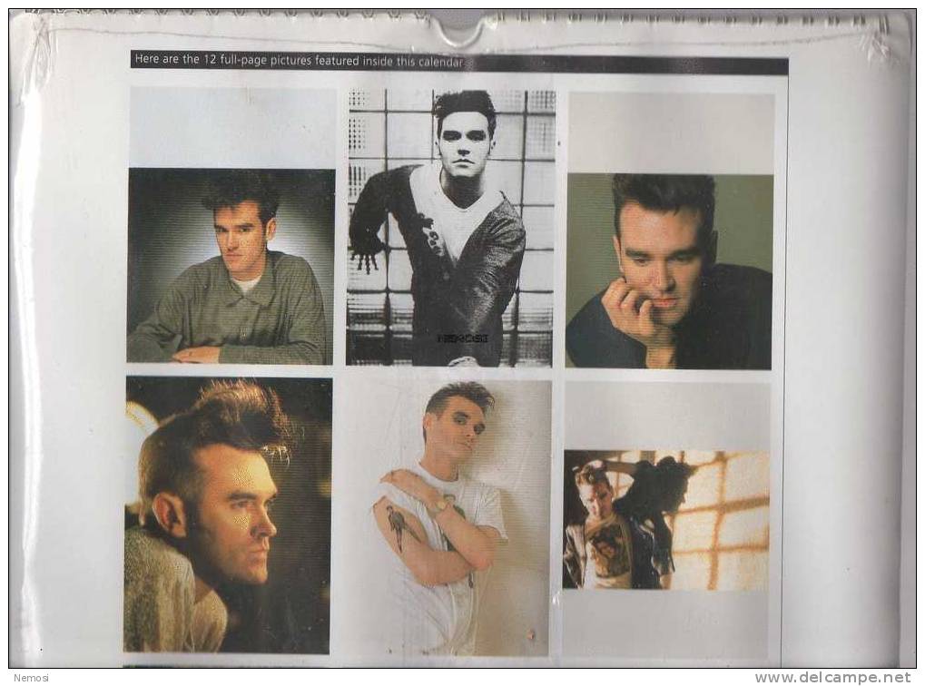 CALENDRIER - 1994 - MORRISSEY - 12 Posters - Objets Dérivés