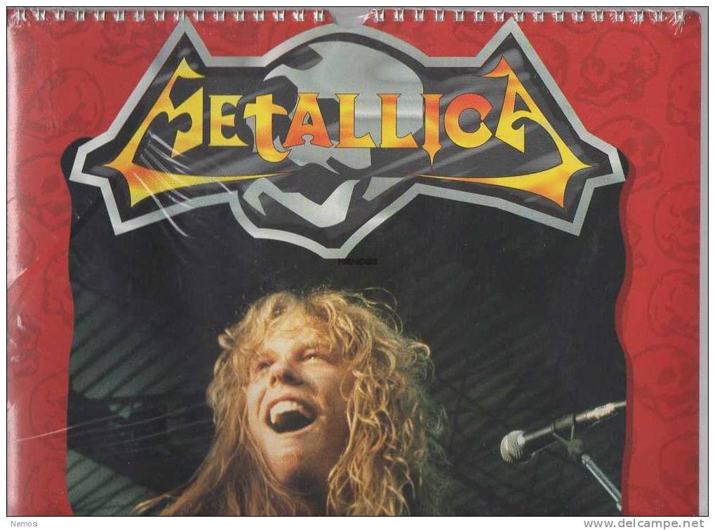 CALENDRIER - 1997 - METALLICA - 12 Posters - Objets Dérivés