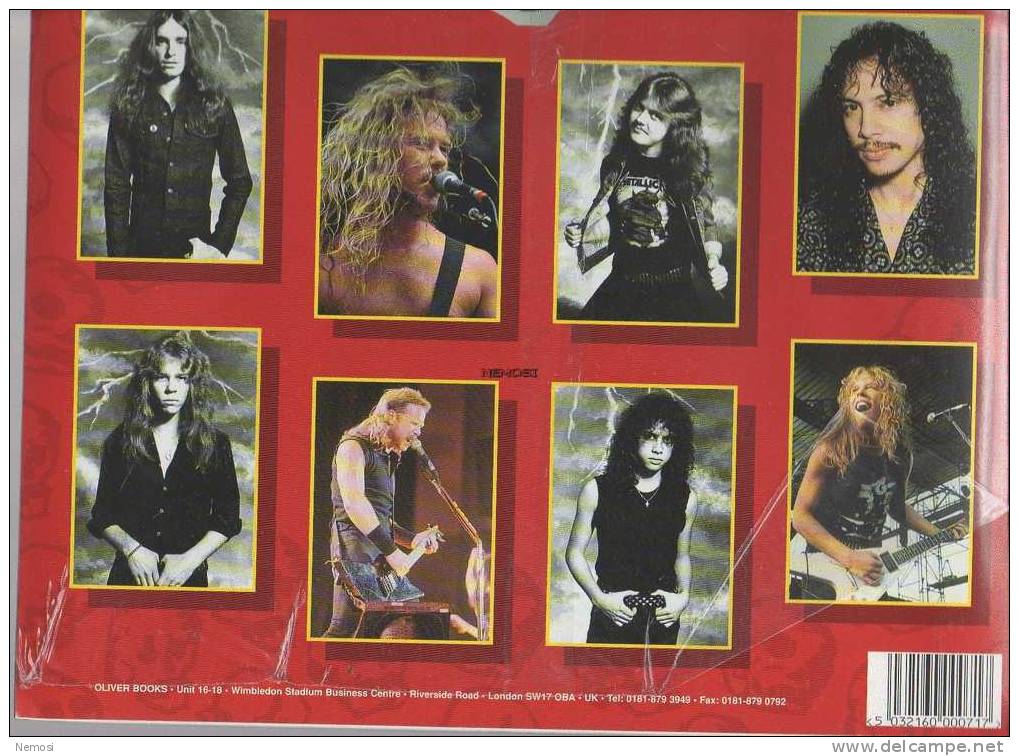 CALENDRIER - 1997 - METALLICA - 12 Posters - Varia