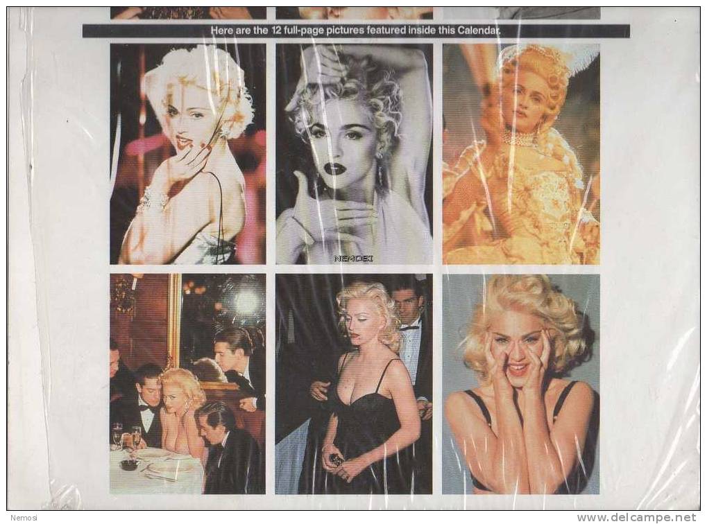 CALENDRIER - 1993 - MADONNA - 12 Posters - Other Products