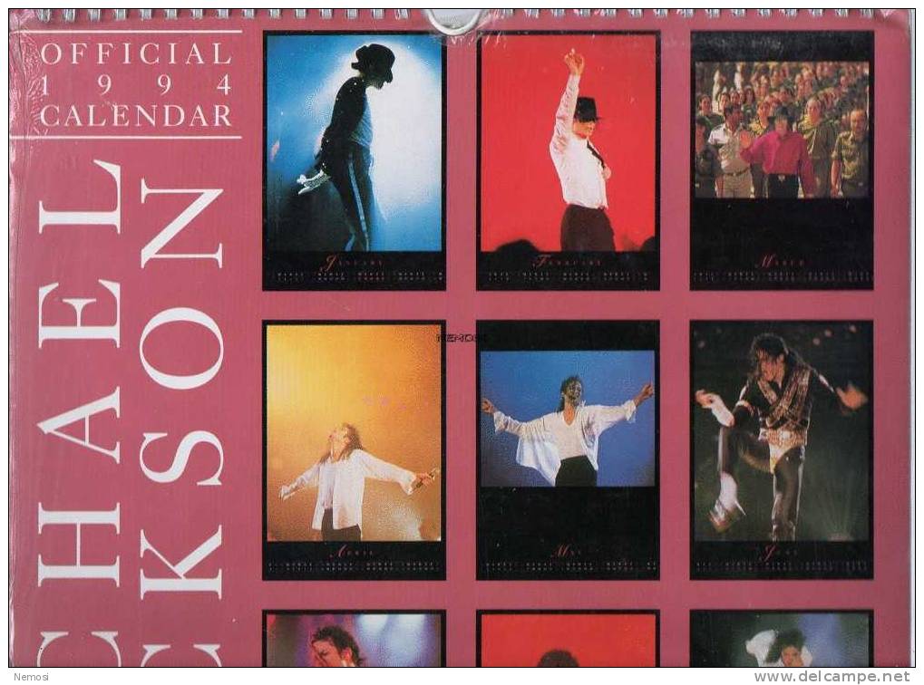 CALENDRIER - 1994 - Michael JACKSON - 12 Posters - Other Products