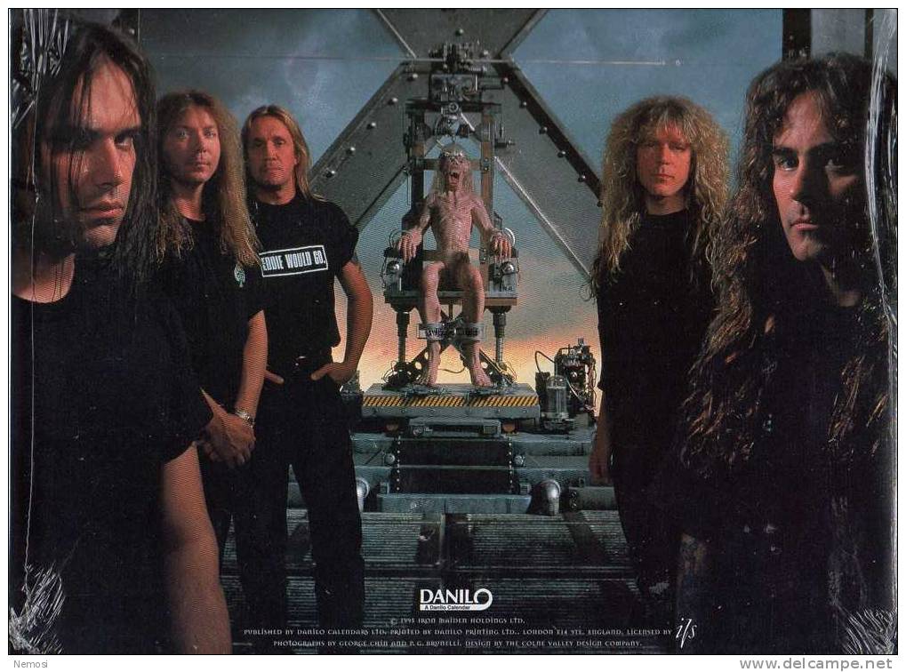 CALENDRIER - 1996 - IRON MAIDEN - 12 Posters - Other Products