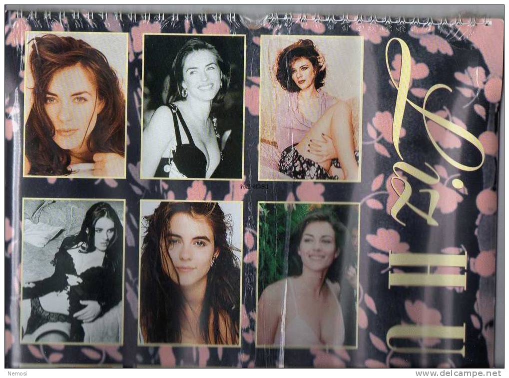 CALENDRIER - 1997 - Liz HURLEY - 12 Posters - Objetos Derivados