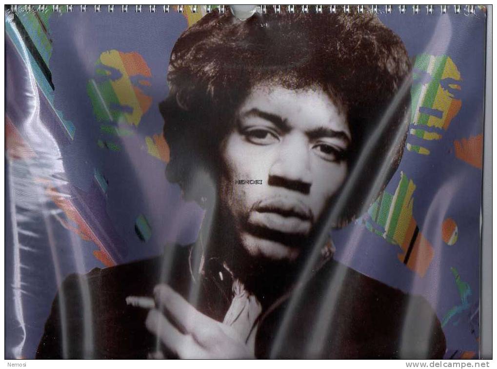 CALENDRIER - 1997 - Jimi HENDRIX - 12 Posters - Objets Dérivés