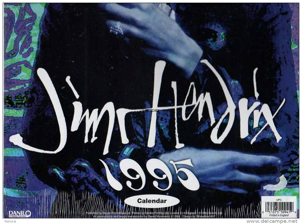 CALENDRIER - 1995 - Jimi HENDRIX - 12 Posters - Andere Producten