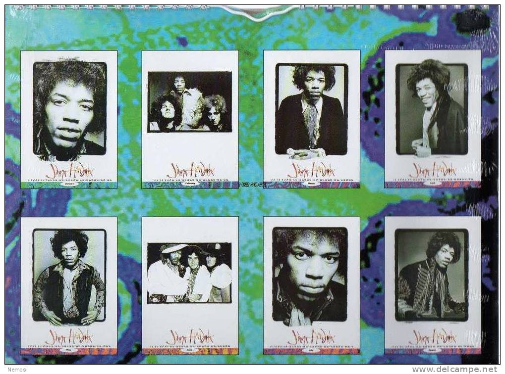 CALENDRIER - 1995 - Jimi HENDRIX - 12 Posters - Other Products