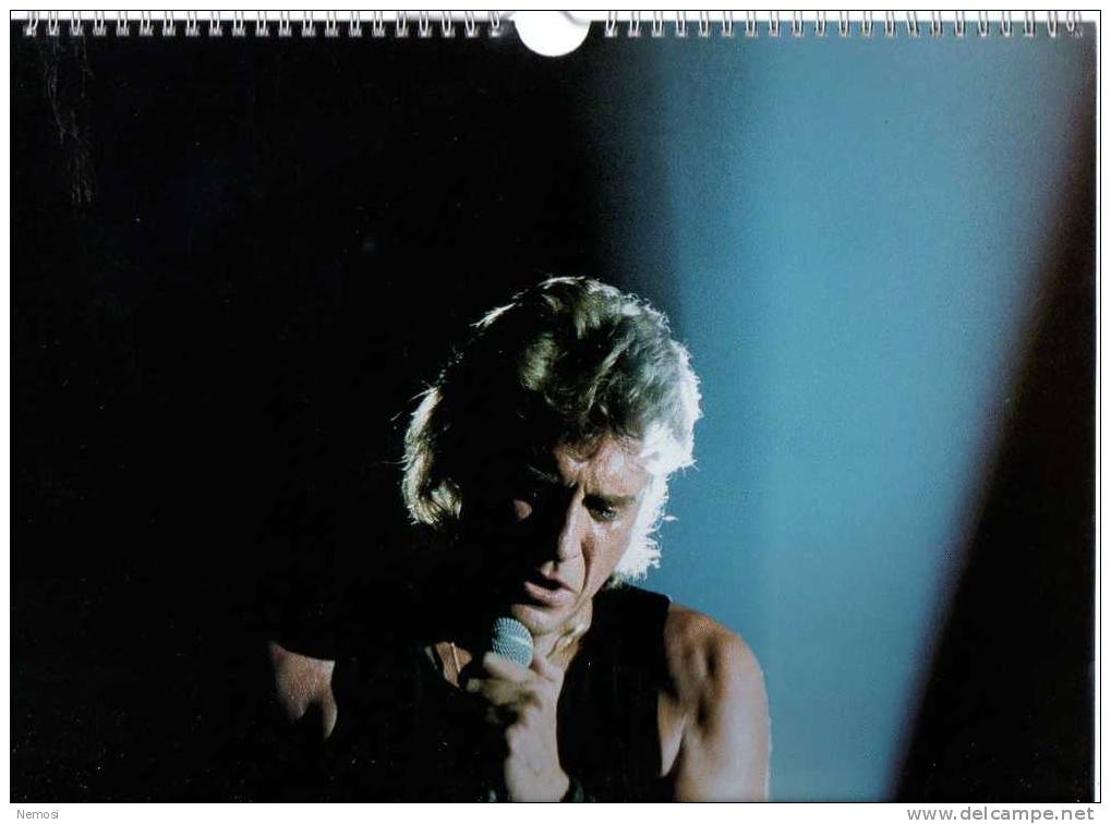 CALENDRIER - 1993 - Johnny HALLYDAY - 12 posters
