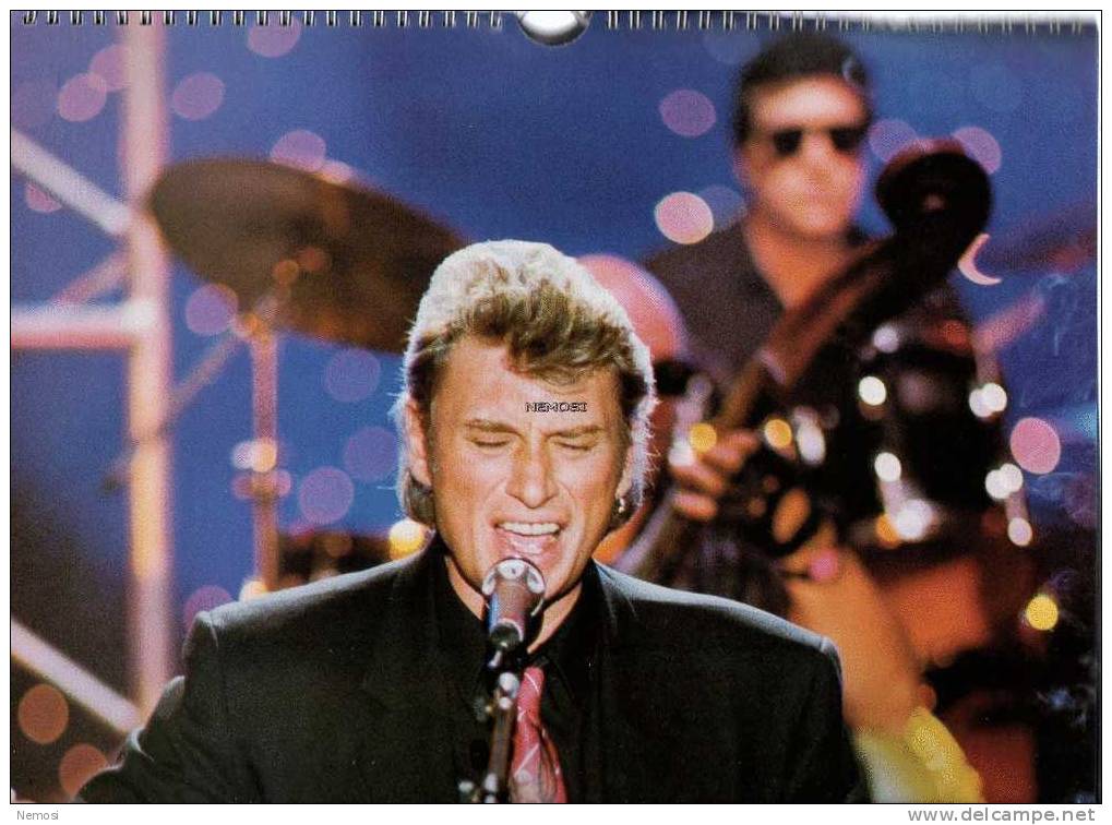 CALENDRIER - 1993 - Johnny HALLYDAY - 12 posters