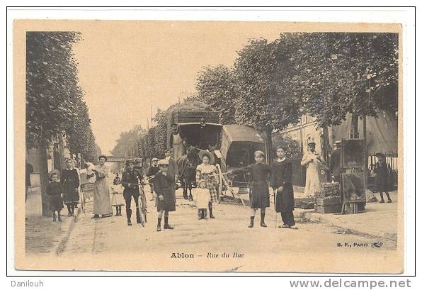 94 // ABLON   Rue Du Bac   ANIMEE - Ablon Sur Seine