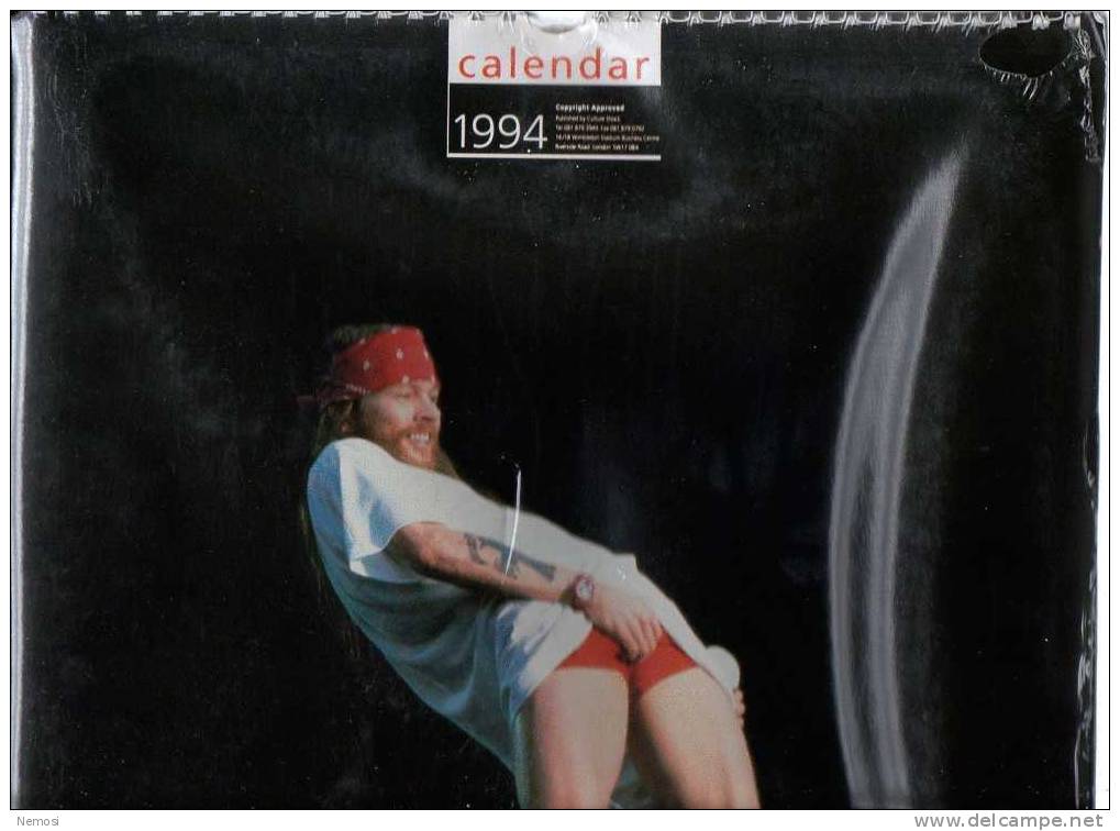 CALENDRIER - 1994 - GUINS´N´ROSES - 12 Posters - Other Products