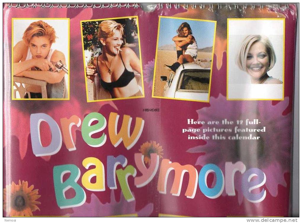 CALENDRIER - 1997 - Drew BARRYMORE - 12 Posters - Other Products