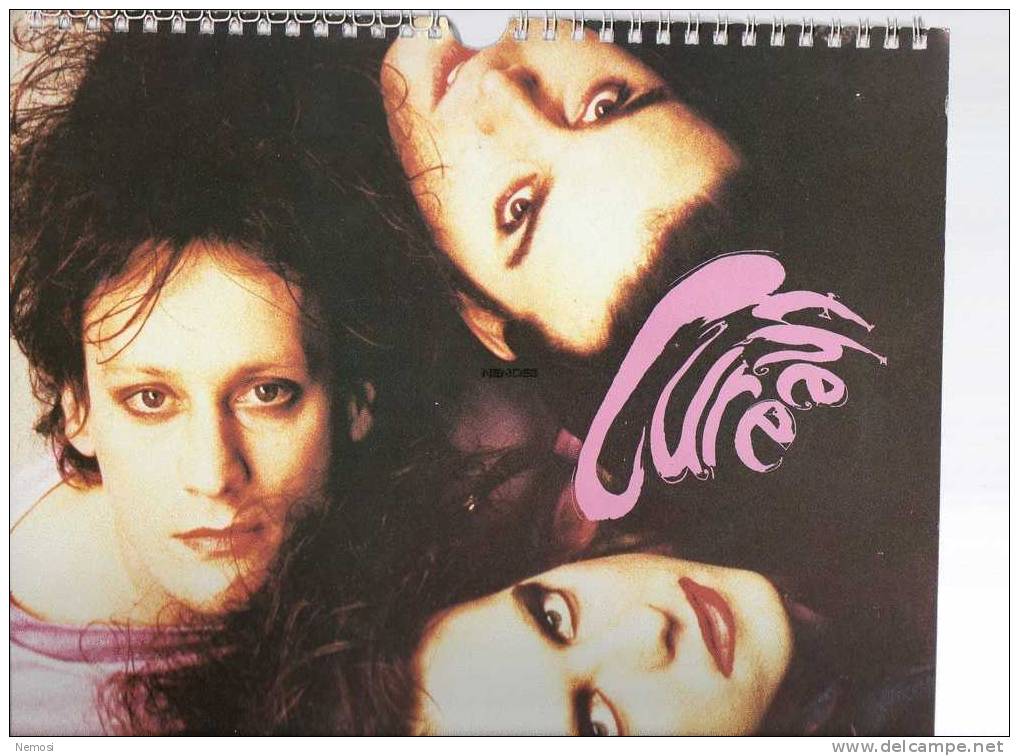 CALENDRIER - 1992 - CURE - 12 Posters - Objets Dérivés