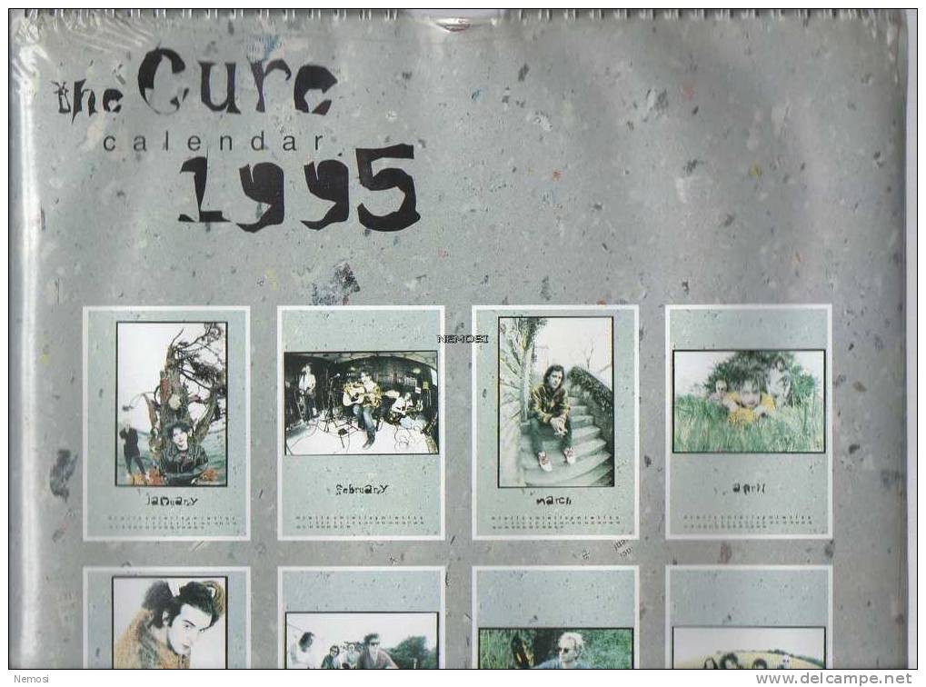 CALENDRIER - 1995 - CURE - 12 Posters - Objets Dérivés