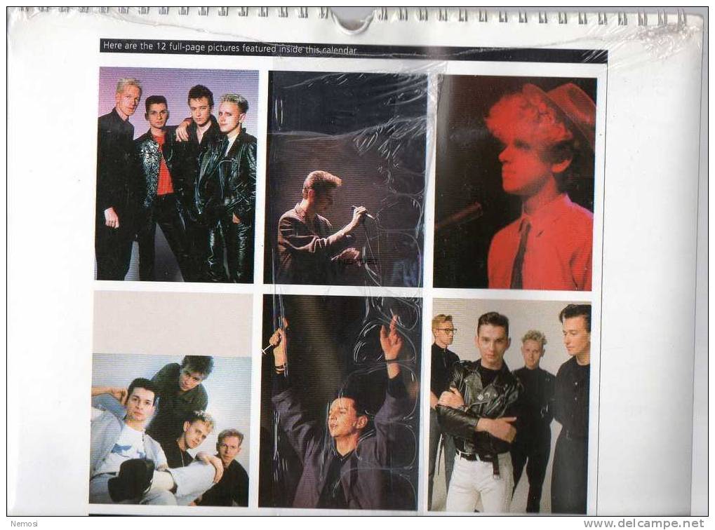 CALENDRIER - 1994 - DEPECHE MODE - 12 Posters - Varia