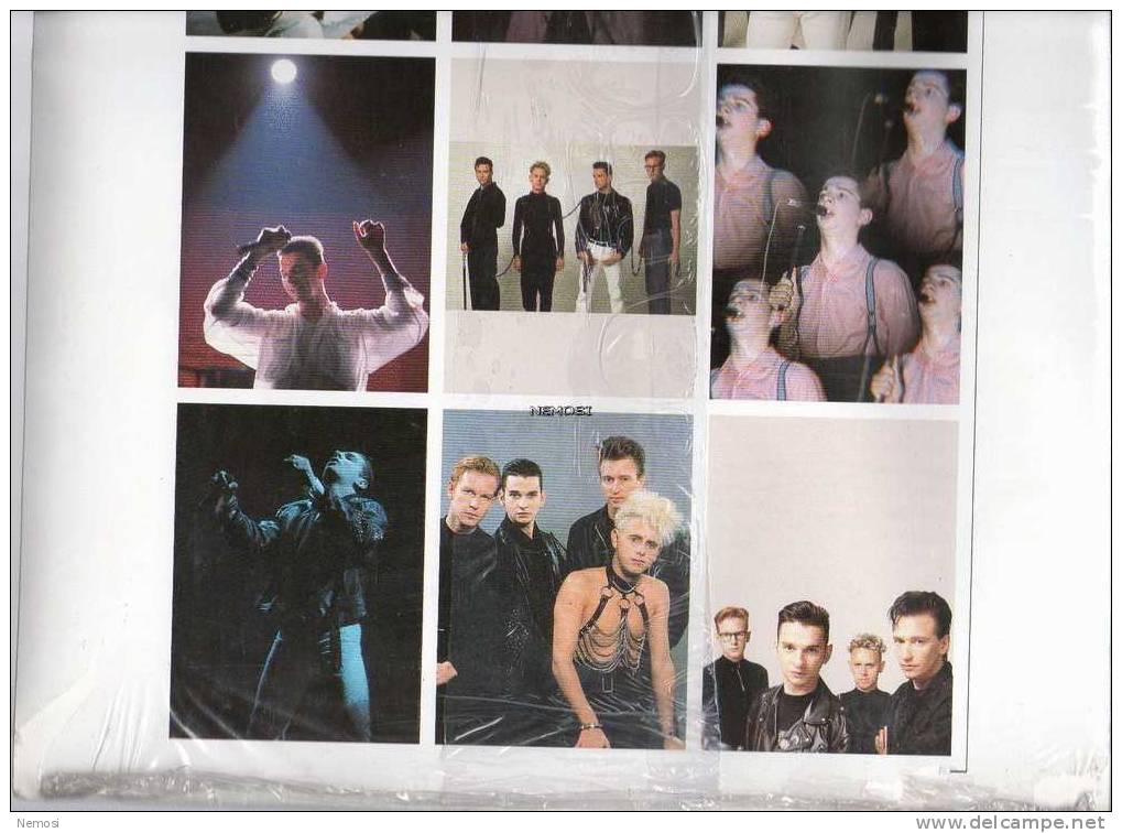 CALENDRIER - 1994 - DEPECHE MODE - 12 Posters - Objets Dérivés