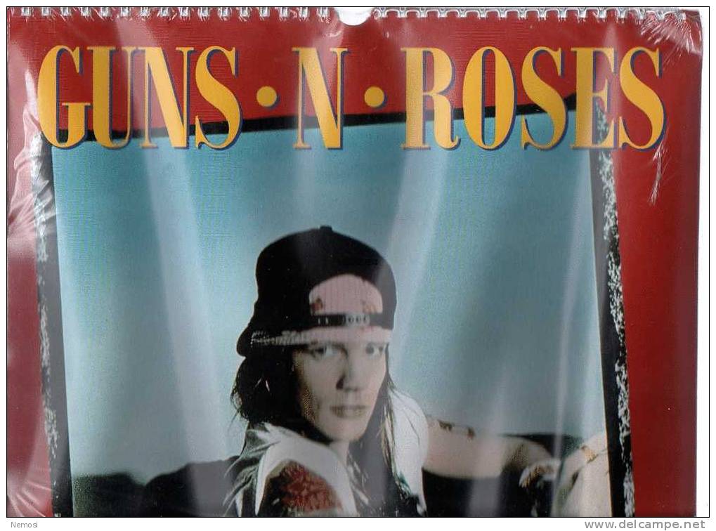 CALENDRIER - 1997 - GUINS´N´ROSES - 12 Posters - Objets Dérivés