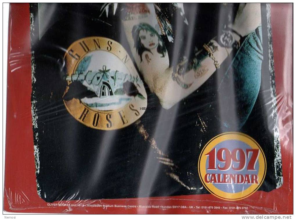 CALENDRIER - 1997 - GUINS´N´ROSES - 12 Posters - Andere Producten