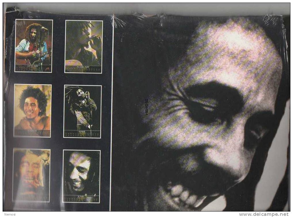 CALENDRIER - 1994 - Bob MARLEY - 12 Posters - Objets Dérivés