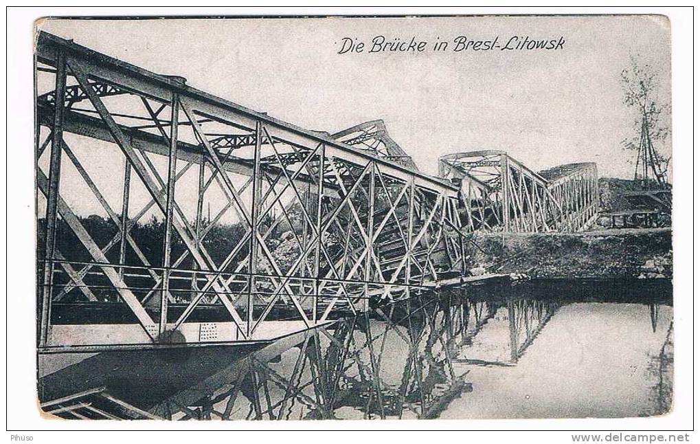 BELARUS-2      BREST-LITOWSK : Die Brücke - Wit-Rusland