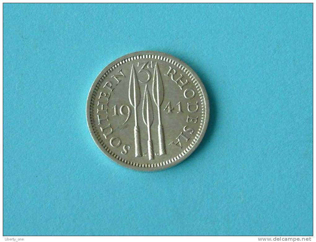 3 Pence 1941 / KM 16 ( For Grade, Please See Photo ) ! - Rhodesien