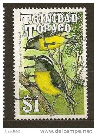 TRINIDAD & TOBAGO   N. 655/US  Uccelli Oiseaux Birds -   1990 - - Trinité & Tobago (1962-...)